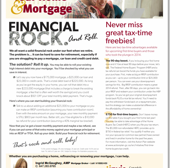 Home and Mortgage Newsletter - February 2015 | Ingrid Bjel McGaughey - Toronto Mortgage Broker